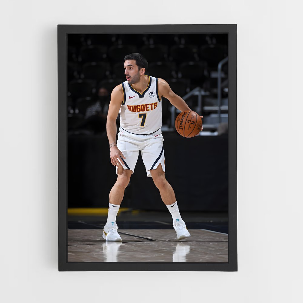 Poster Facundo de campazzo – affiche Basketball (vue 2)